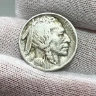 1914 Full Date 1/2 Horn Nice Detail Buffalo Nickel -  Better Date US Coin!