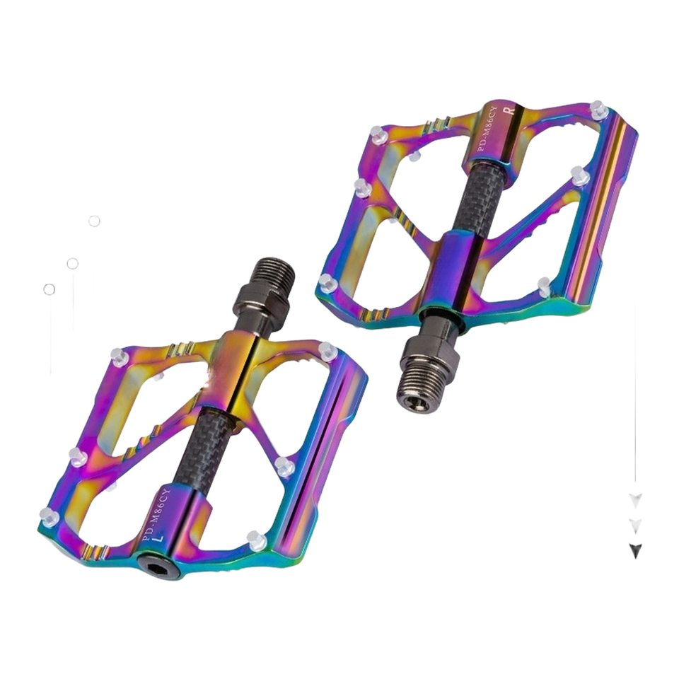 Aluminum Cycling Pedals with Chromoly Steel Axle 9/16 Inch Thread for ...