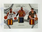 LEBRON JAMES KYRIE IRVING KEVIN LOVE 2024-25 FLAWLESS /25 GAME USED PATCH Q2880