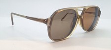 Vintage Pearle 5400 Brown Translucent Pilot Sunglasses FRAMES ONLY
