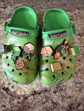 New Minecraft Kids' Croc: Meets Adventure - LIMITED EDITION Non-slip Size J3