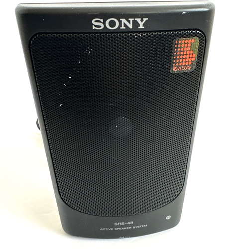 Sony SRS-48 Powered Speakers Active Stereo Desktop Battery Powered - TESTED - Picture 14 of 21