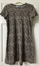 American Eagle Leopard Print Large Tshirt Dress NWT Any Season Statement Dress