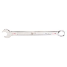 Milwaukee Tool 1-1/16" SAE Combination Wrench, 12-Point, Steel, Chrome, Ergonomi