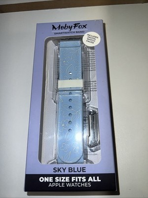 MobyFox Blue Breeze Smart Watch Band 38-45mm for Apple Watch One Size New