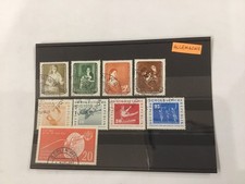 Timbres Allemagne  . 9 Timbres 1959  Oblitéré