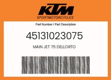 KTM Genuine Main Jet 75 Dellorto - 45131023075