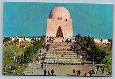 1930s Mausoleum of Quaid-e-Azam Karachi Pakistan Postcard