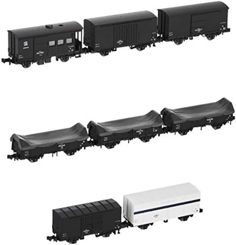 Juego de 8 vagones de tren de carga línea Hanawa escala N KATO ARTÍCULO ESPECIAL 10-1599 | Zustand: New