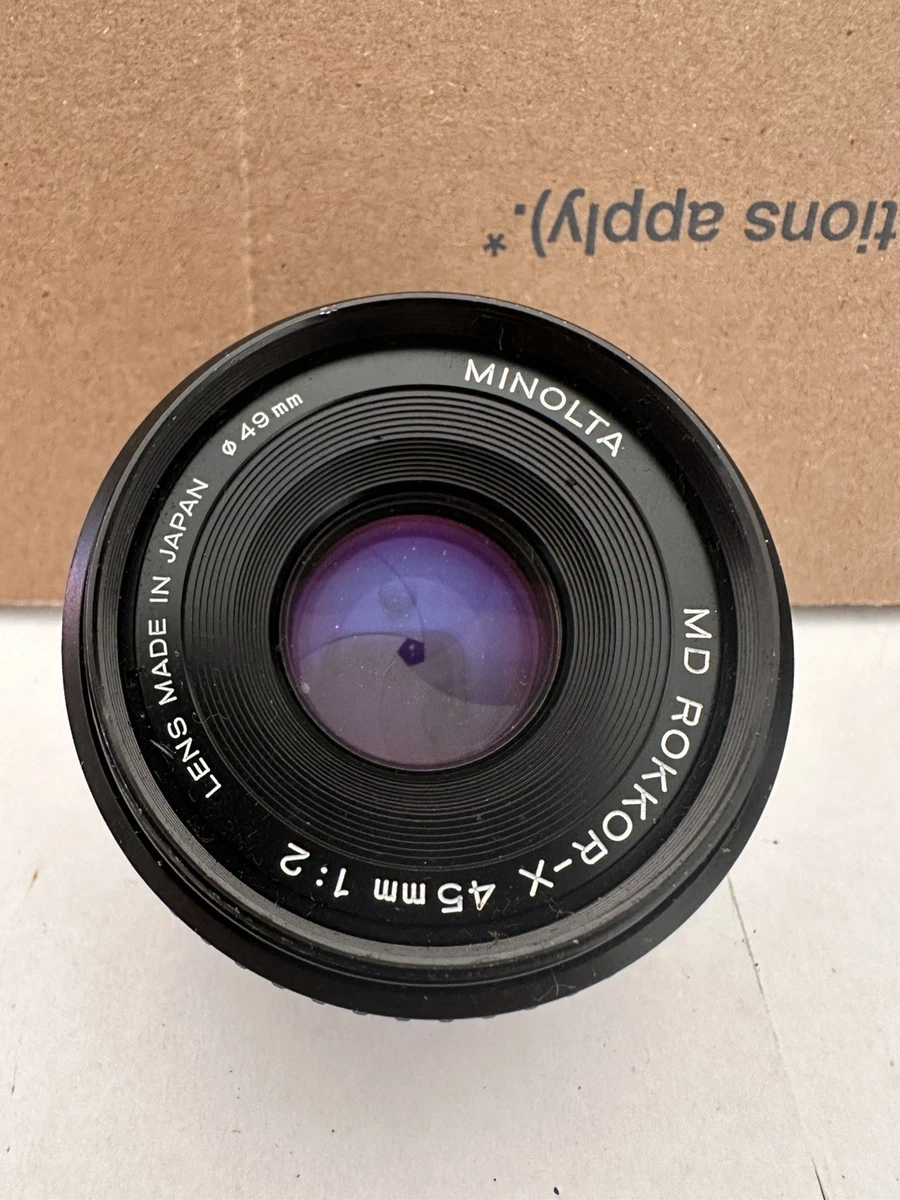 Minolta f/2 Camera Lenses 45mm Focal for sale - eBay