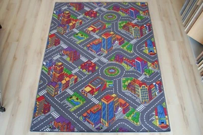DOMO Tappeto Stradale Bambini Gioco Citylight 140x200 cm