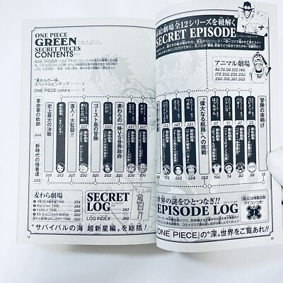ONE PIECE GREEN SECRET PIECES Special Book Eiichirou Oda - F/S | eBay