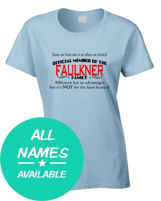 Nachname Damen T-Shirt Teammitglied Geschenk Name Familie Clan Sache Wiedersehen individuell