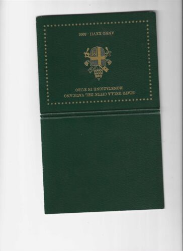 VATICAN 2005 EURO SET - POPE JOHN PAUL II MMV SEE SCARCE BU GREEN FOLDER - Picture 3 of 3