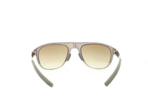 iC! Berlin Sunglasses 50 Arnouxstrabe Bronze Cement AVIATOR BROWN LENS 54-23-145 - Picture 7 of 8