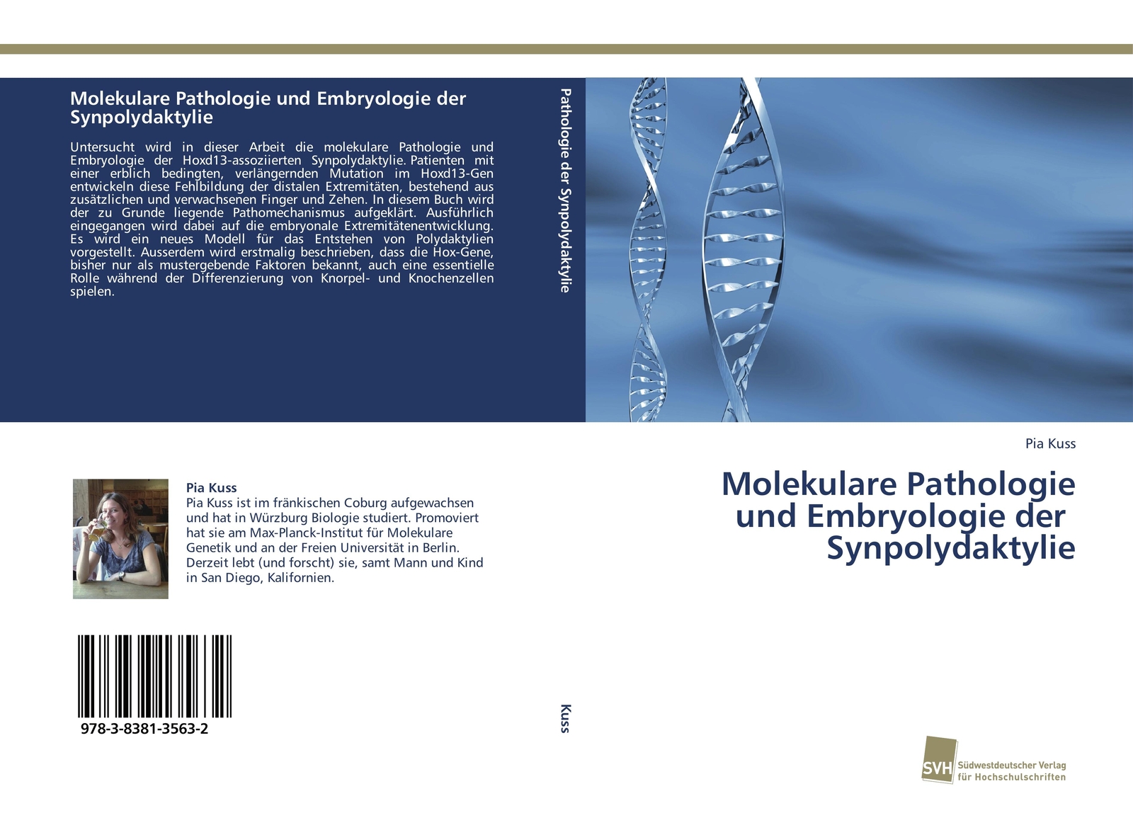 Thumbnail - Molekulare Pathologie Und Embryologie Der Synpolydaktylie | Buch |