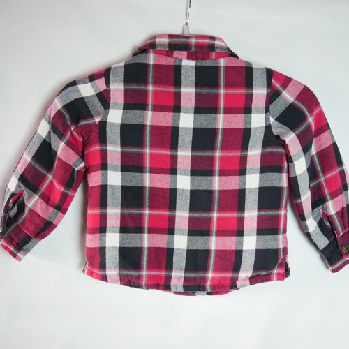 HealthTex Kleinkind Größe 4T rot karierte Hemdjacke Druckknopf - Bild 8 von 13