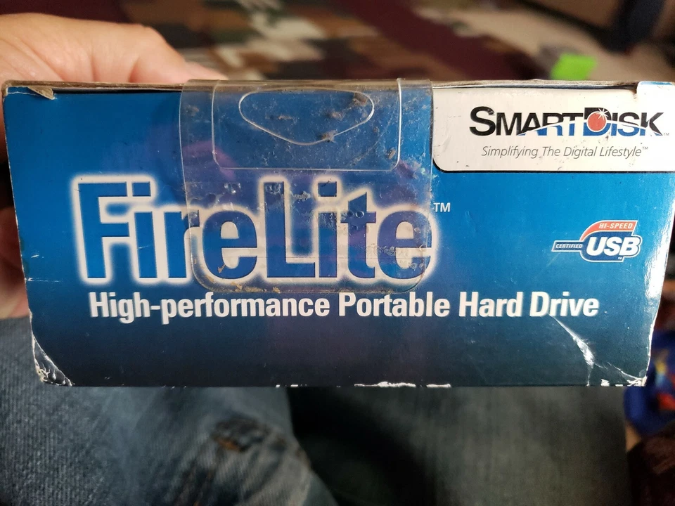 SmartDisk USBFLB80 FireLite 80GB External Hard Drive Family Photos Documents   - Image 4 of 4