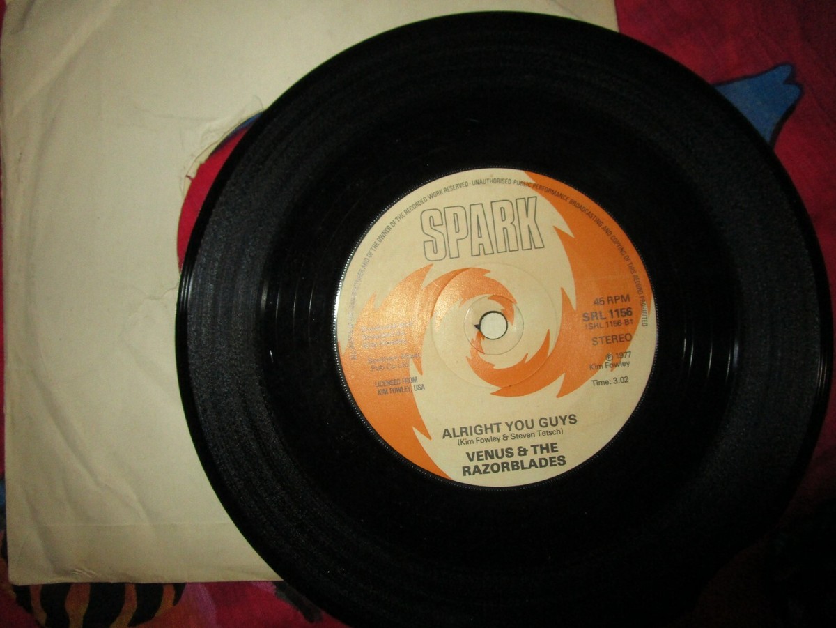 Venus And The Razorblades Punk-A-Rama Label: Spark SRL1156 Vinyl