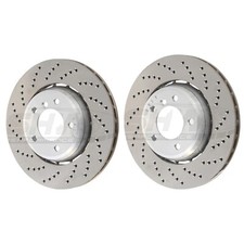 SHW Bremsscheiben vorne gebohrt 325x25mm x2 für BMW 325i 330D 330i E46 Z4 E85 3.0