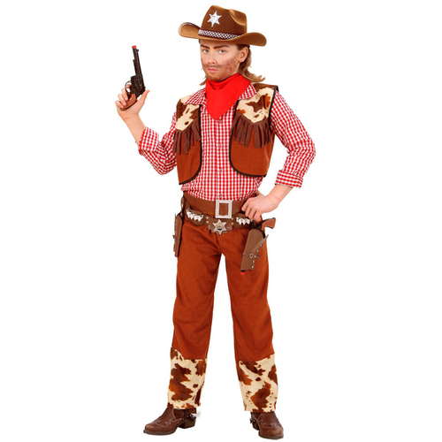 COSTUME VESTITO ABITO TRAVESTIMENTO CARNEVALE BAMBINO COWBOY | eBay