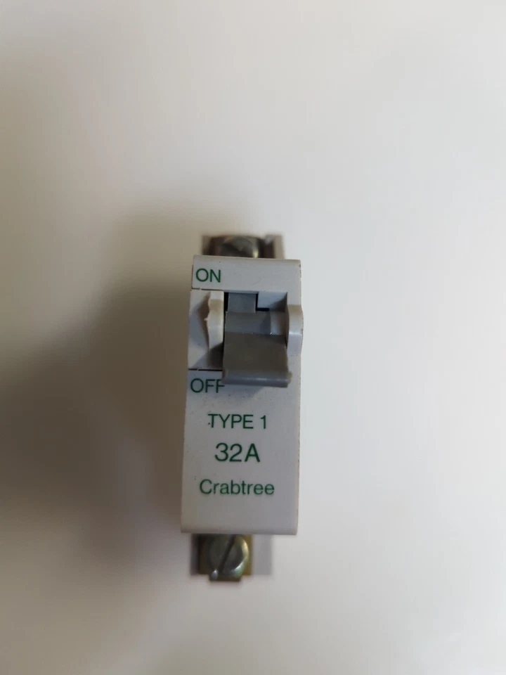 CRABTREE 32 AMP TYPE 1 M6 MCB CIRCUIT BREAKER SB6000 - Image 2 of 4