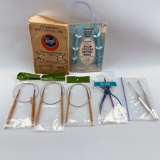 Assorted Circular Knitting Needles Vintage  New Read Description