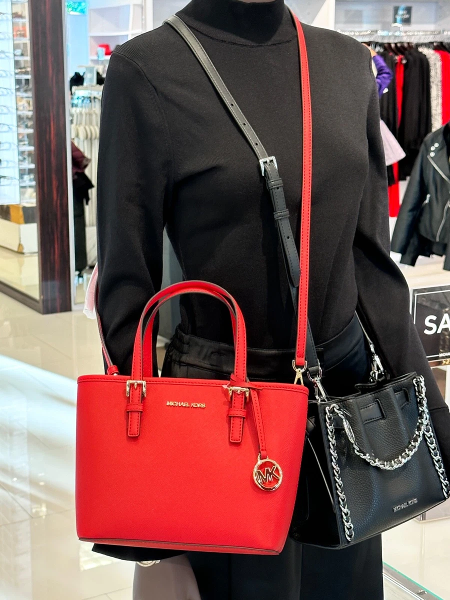 Totes bags Michael Kors - Jet Set top zip bright red leather tote