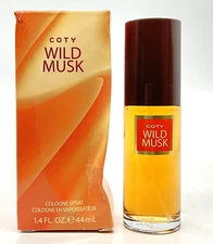 Wild Musk by Coty for Women 1.4 oz Cologne Spray ( PACK OF 3 ) - E1