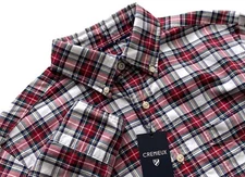 Daniel Cremieux Nwt Classics Button Front Long Sleeve White Red Plaid Shirt XL