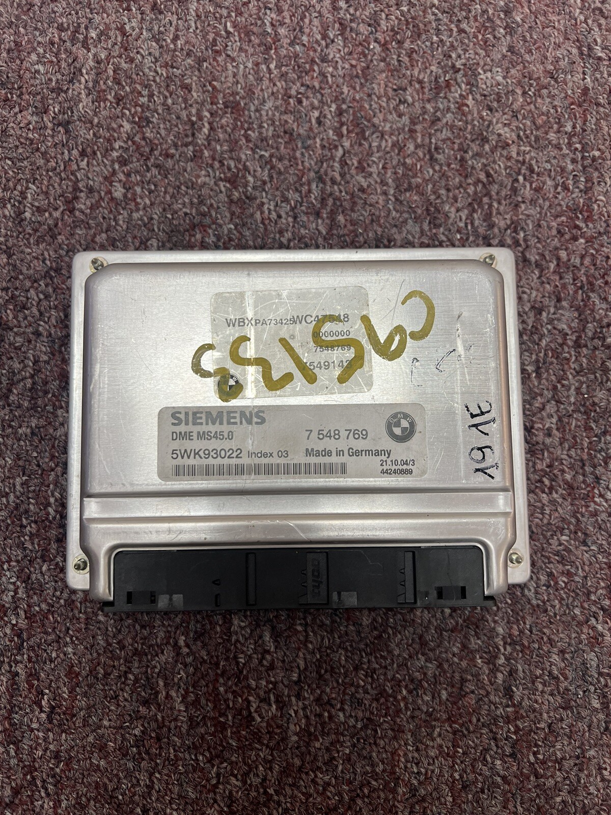 BMW Z4 Engine Electrical System Control DME Units OEM 12147548769  