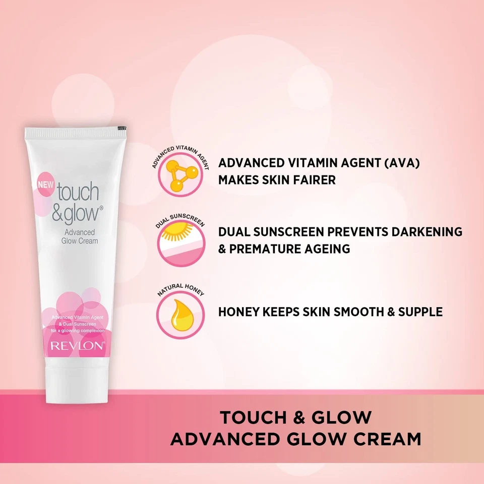 Revlon Touch and Glow Advanced Glow Cream (50g), has Honey which is a Natural Mo - Image 3 of 4