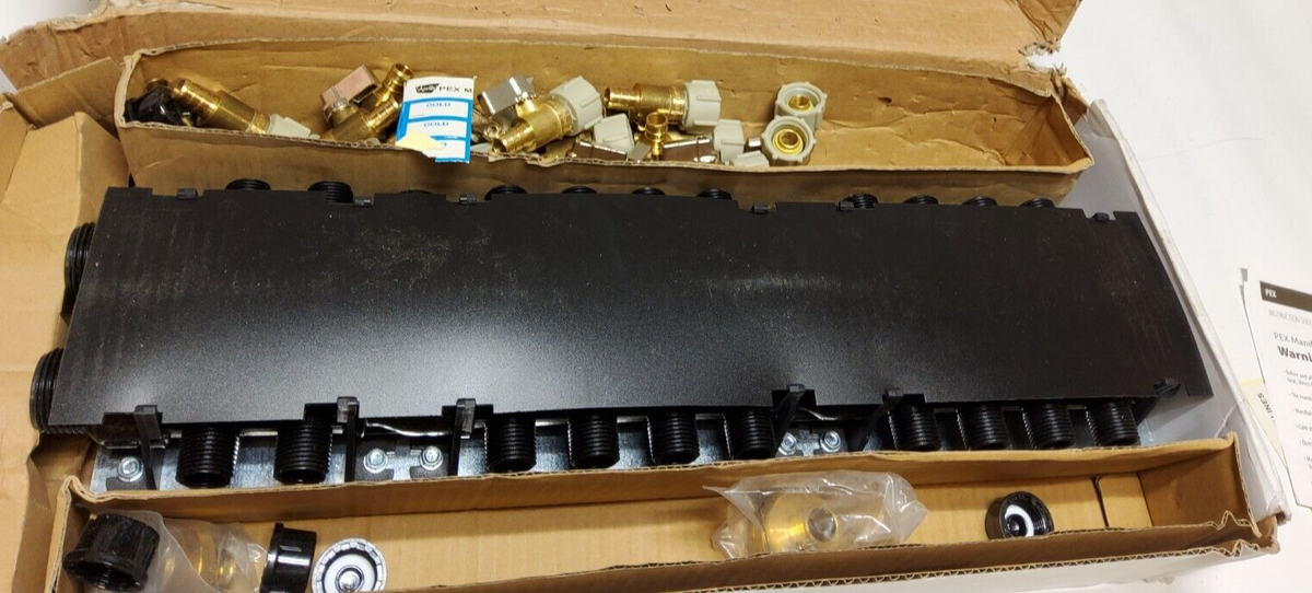 New Apollo 6907920CP 20-Port PEX Manifold with 1/2