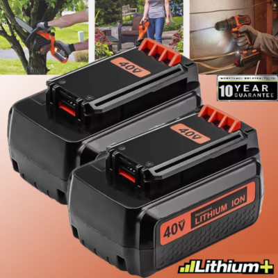 2-Akku 36V Li-ion 4000mAh Für Black+Decker LBXR36 LBX2040 BL20362 LHT2436 LST220
