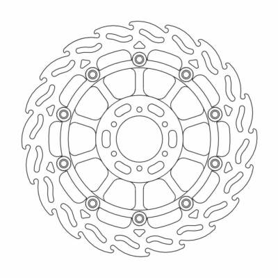 Honda RS 250 R 1990-1997 Motorrad Masters Flame Front Brake Disc