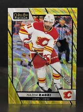 2023-24 O-Pee-Chee Platinum Neon Yellow Surge Nazem Kadri #177 Calgary Flames