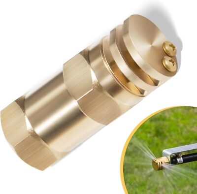 Boomless Spray Nozzle 1/2'' FPT #20 Orifices 5.9 GPM @ 40 PSI (90° & 180° Caps)