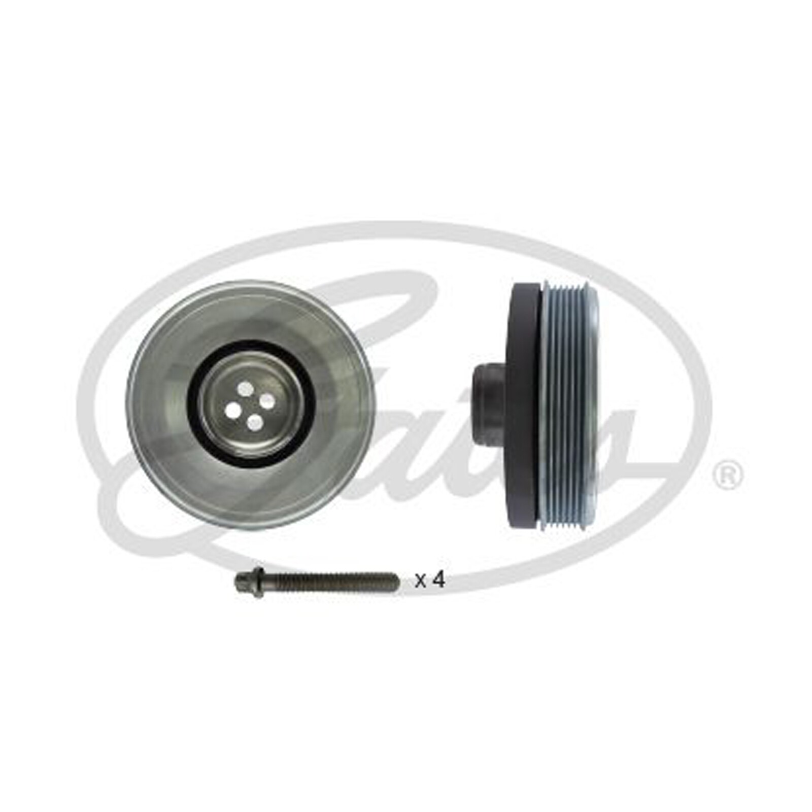 Gates Torsional Vibration Damper TVD1199A - High-Quality Part For BMW