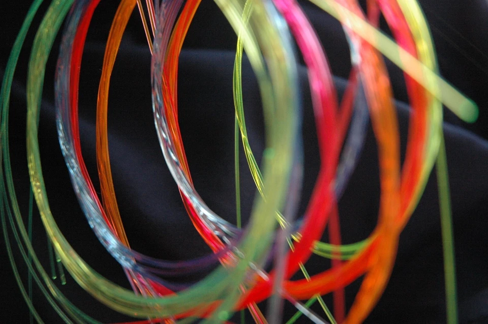 FIBRA ÓPTICA DOS -10" PIEZAS FIBRAS DE MIRA DE TIRO CON ARCO Foto 4 de 4