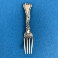 Gorham  Chantilly  Baby Fork  4-1/2”  Sterling Silver No Mono  Pat’d