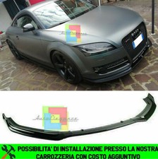 SOTTO PARAURTI AUDI TT 8J 2006-2014 SPOILER ANTERIORE LOOK TUNING TTS TTRS