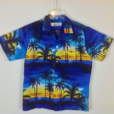 Vintage Shoreline Hawaii Camp Shirt Mens Medium USA