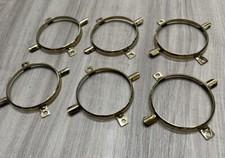 1961 61 Chevy Impala Gold Plate Tail Light Trim Ornaments Back-up Set Of 6
