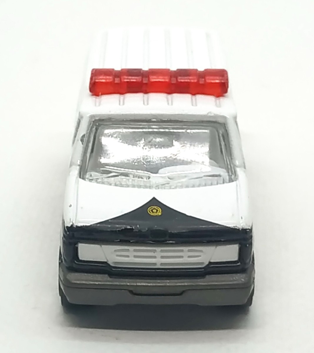 Majorette Ford Econoline Japan Police White / Black 1/63 (3