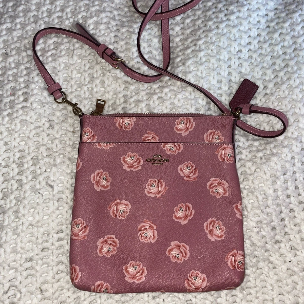 Coach Pink Messenger Crossbody Bag One Size