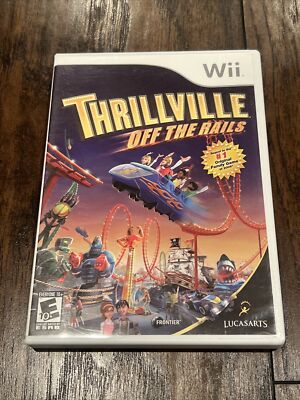 Thrillville: Off the Rails (Nintendo Wii, 2007) CIB EUC