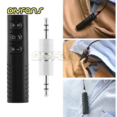 Handsfree Kabellos Car Bluetooth Receiver 3.5mm AUX Music Audio adaptor New