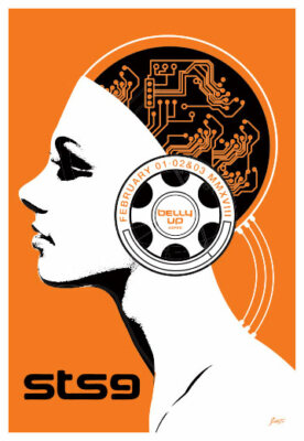 Scrojo STS9 2018 Poster Belly Up Aspen Colorado STS9.2_1802 Sound Tribe Sector 9