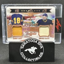 2021-22 LEAF ART OF HOCKEY DANNY GARE/DOMINIK HASEK RELIC'S /45 BUFFALO SABRES