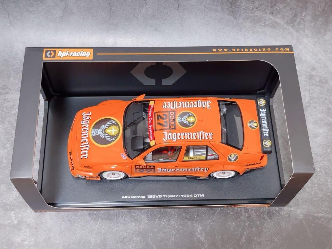 1/18　HPI アルファロメオ　155V6 Tl （＃27）1994 DTM 1/18 HPI アルファロメオ 155V6 Tl （＃27）1994 DTM 1/18 HPI